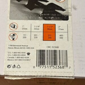 Fellowes Plastic Binding Combs 1-1/2 Inch 38mm Black 50 Count Open Box